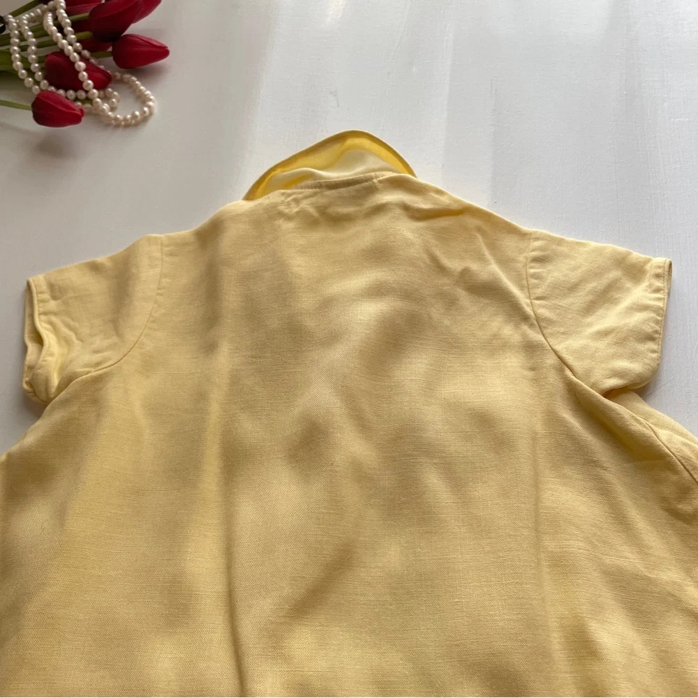 Vintage Youngland Baby Girl Swing Coat Jacket Yellow Heirloom Sz 12-18 Months